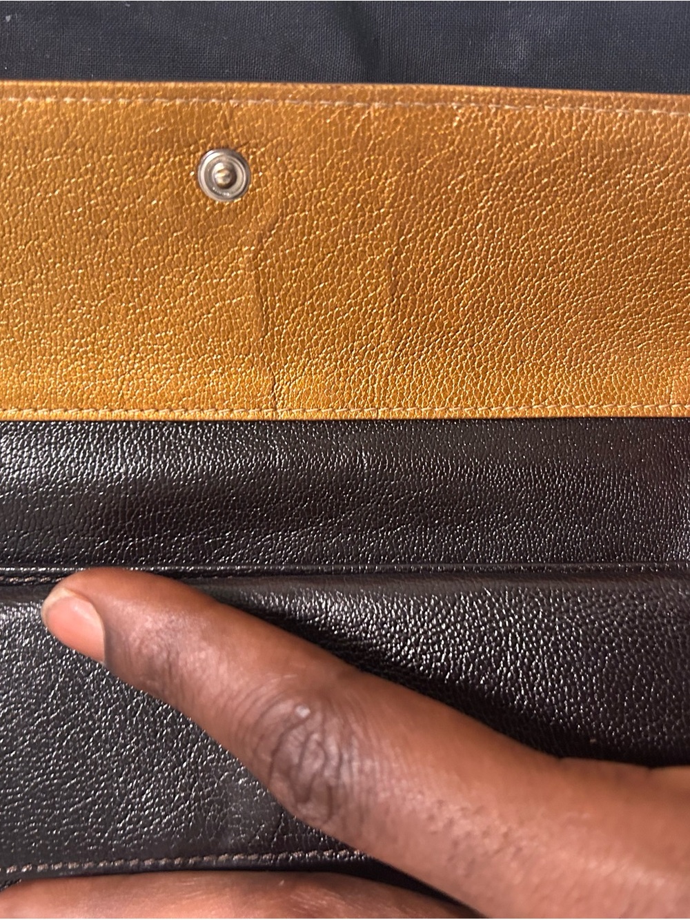 CHANEL Quilted Leather Long Wallet in Camel Tan with Silver CC - Picture 8 of 9
